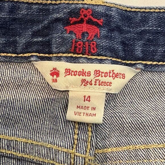 Brooks Brothers Red Fleece Women’s Jeans Size 14 Dark Wash - Picture 6 of 9